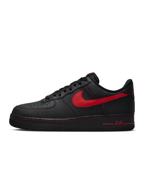 Nike Mens Air Force 1 '07 LV8 - Black/University Red - Denim Exchange