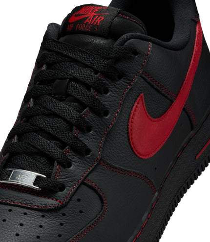 Nike Mens Air Force 1 '07 LV8 - Black/University Red