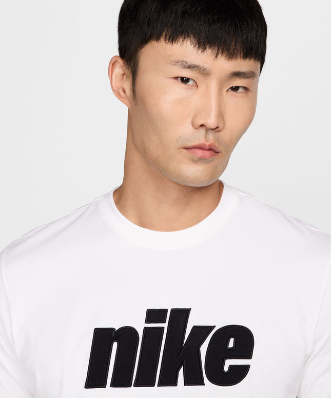 Nike Mens NSW SS Crew Block 2.0 Tee - White
