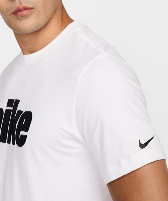 Nike Mens NSW SS Crew Block 2.0 Tee - White