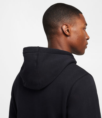 Nike Mens Club Tismen Hoodie - Black