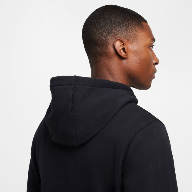 Nike Mens Club Tismen Hoodie - Black