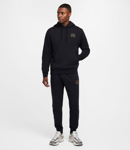 Nike Mens Club Tismen Hoodie - Black