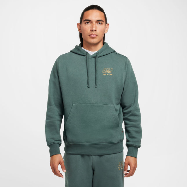 Nike Mens Club Tismen Hoodie - Vintage Green