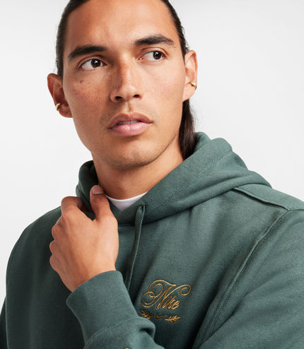 Nike Mens Club Tismen Hoodie - Vintage Green