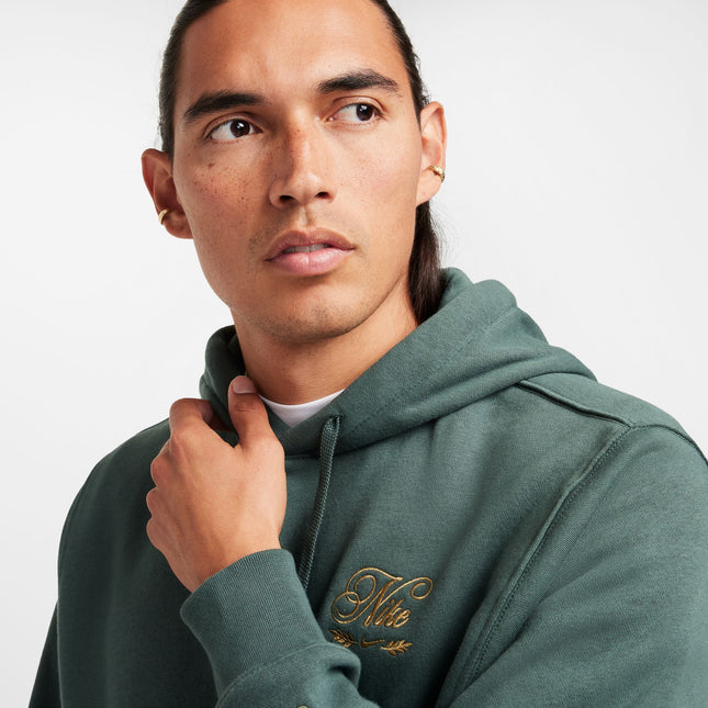 Nike Mens Club Tismen Hoodie - Vintage Green