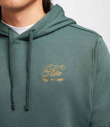 Nike Mens Club Tismen Hoodie - Vintage Green