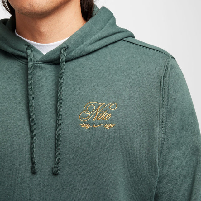 Nike Mens Club Tismen Hoodie - Vintage Green