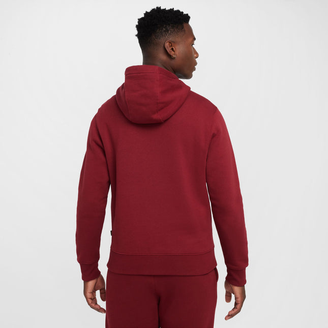 Nike Mens Club Tismen Hoodie - Team Red