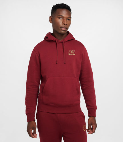 Nike Mens Club Tismen Hoodie - Team Red