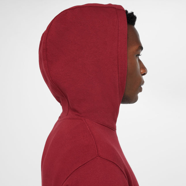 Nike Mens Club Tismen Hoodie - Team Red