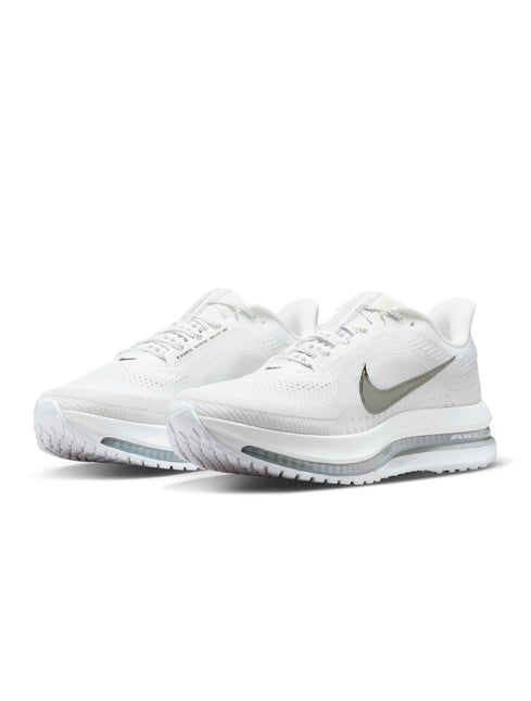 Nike Mens Pegasus Premium - White/Metallic Silver