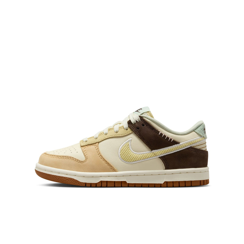 Nike Big Kids Dunk Low - Coconut Milk/Yellow