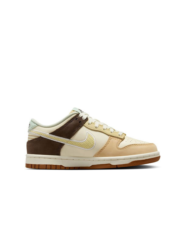 Nike Big Kids Dunk Low - Coconut Milk/Yellow