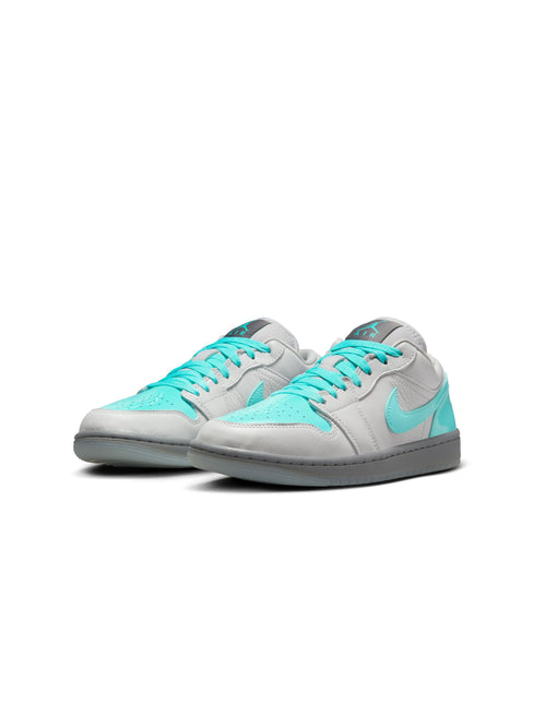 Air Jordan Womens 1 Low SE - Photon Dust/Aurora Green