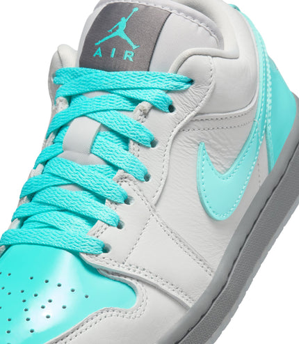 Air Jordan Womens 1 Low SE - Photon Dust/Aurora Green