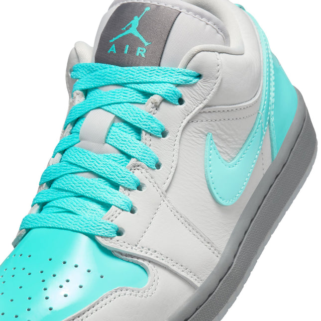 Air Jordan Womens 1 Low SE - Photon Dust/Aurora Green