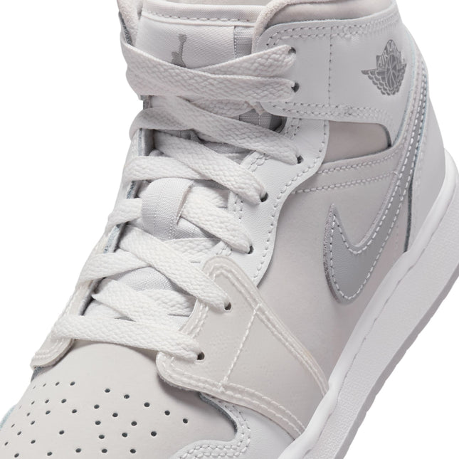 Air Jordan Big Kids - Summit White/Metallic Silver