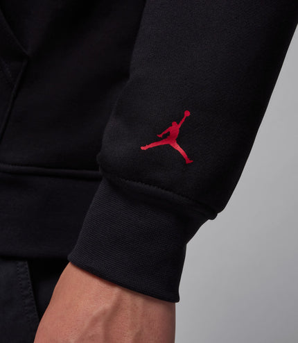 Air Jordan Mens Jumpman Chimney Hoodie - Black