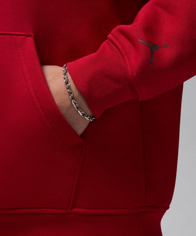Air Jordan Mens Jumpman Chimney Hoodie - Gym Red