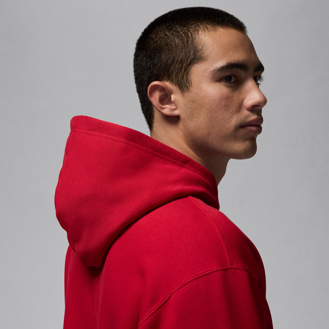 Air Jordan Mens Jumpman Chimney Hoodie - Gym Red