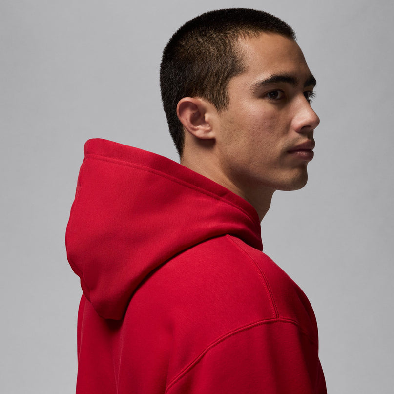 Air Jordan Mens Jumpman Chimney Hoodie - Gym Red