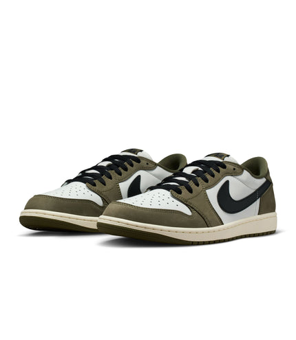Air Jordan Mens 1 Retro Low - Medium Olive