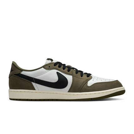 Air Jordan Mens 1 Retro Low - Medium Olive