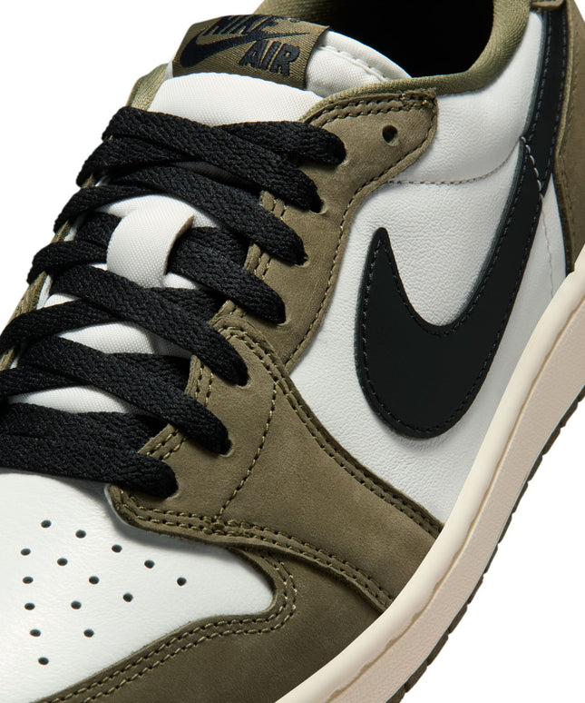Air Jordan Mens 1 Retro Low - Medium Olive