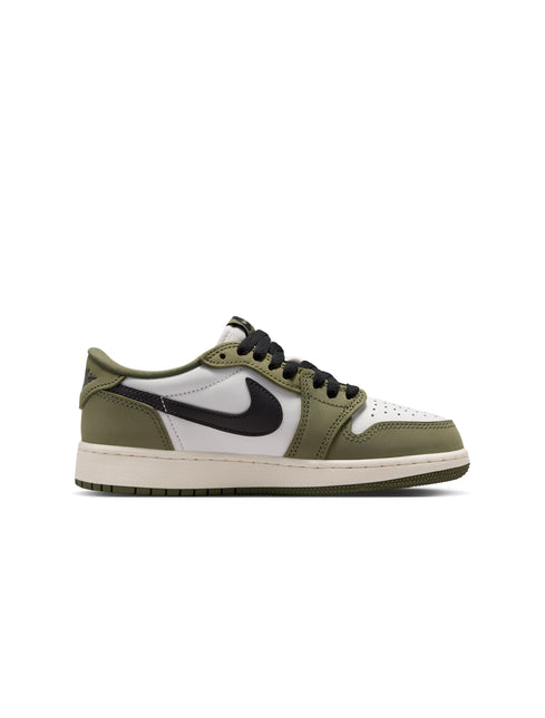 Air Jordan Big Kids 1 Retro Low - Medium Olive