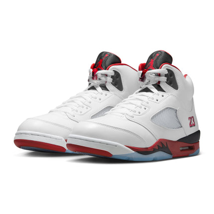 Air Jordan Mens 5 Retro - Fire Red