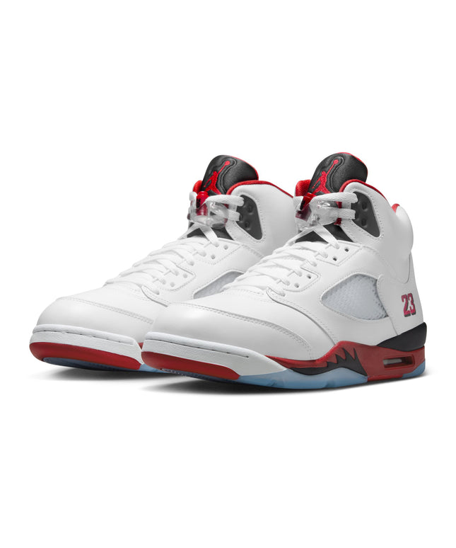 Air Jordan Mens 5 Retro - Fire Red