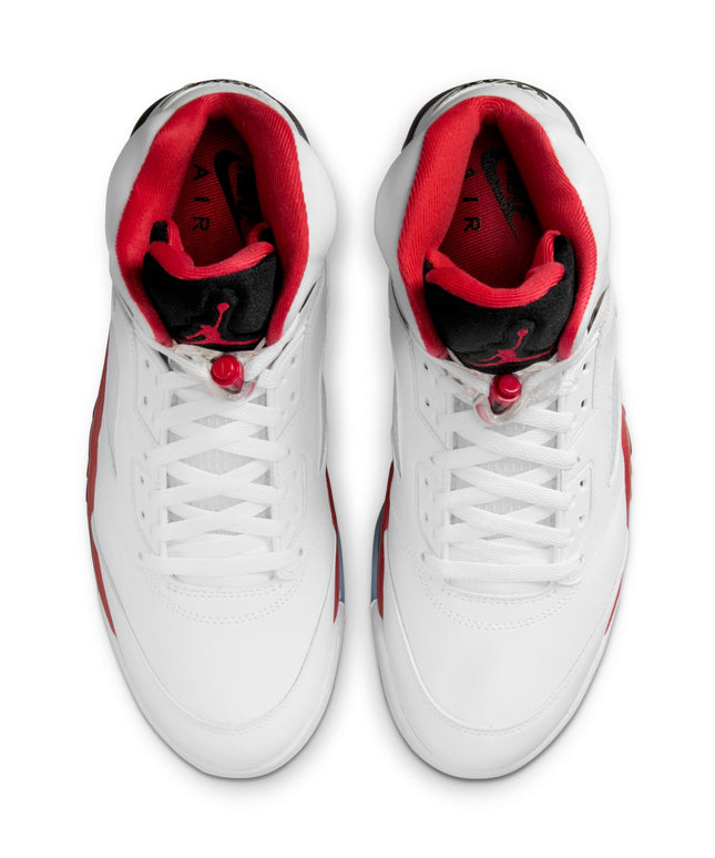 Air Jordan Mens 5 Retro - Fire Red