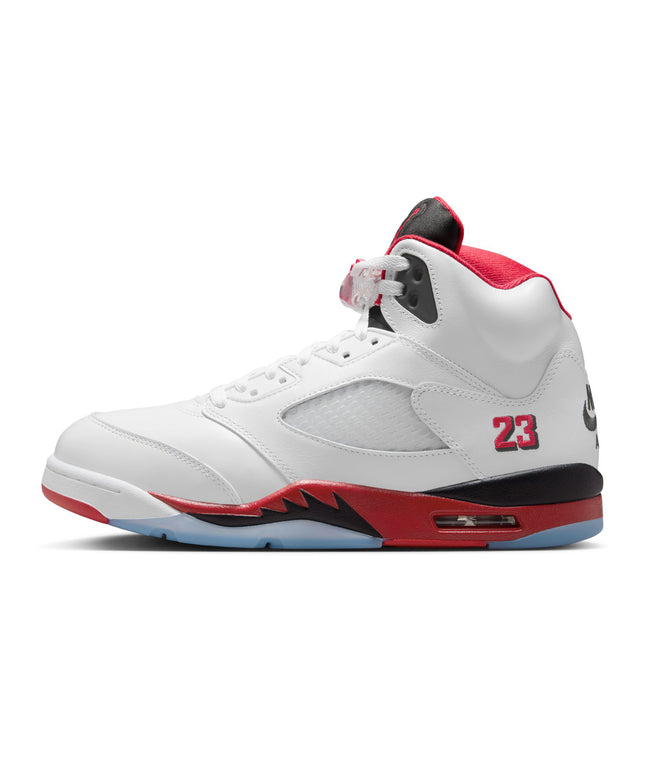 Air Jordan Mens 5 Retro - Fire Red