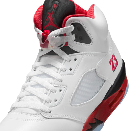 Air Jordan Mens 5 Retro - Fire Red