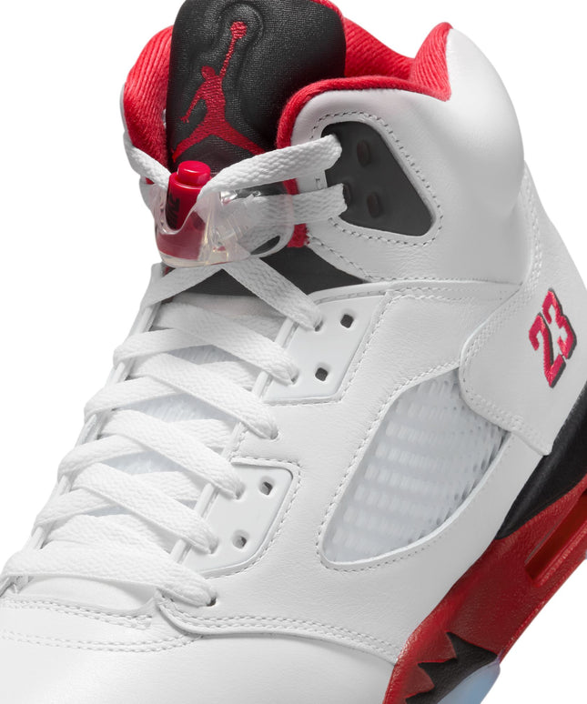 Air Jordan Mens 5 Retro - Fire Red