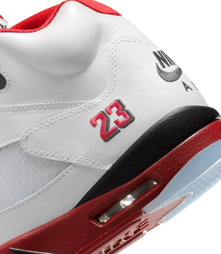 Air Jordan Mens 5 Retro - Fire Red