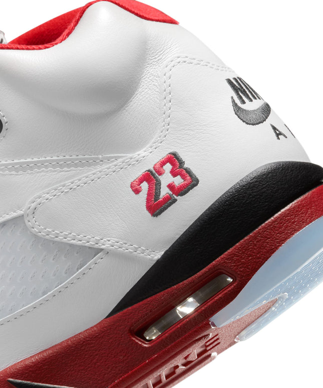 Air Jordan Mens 5 Retro - Fire Red