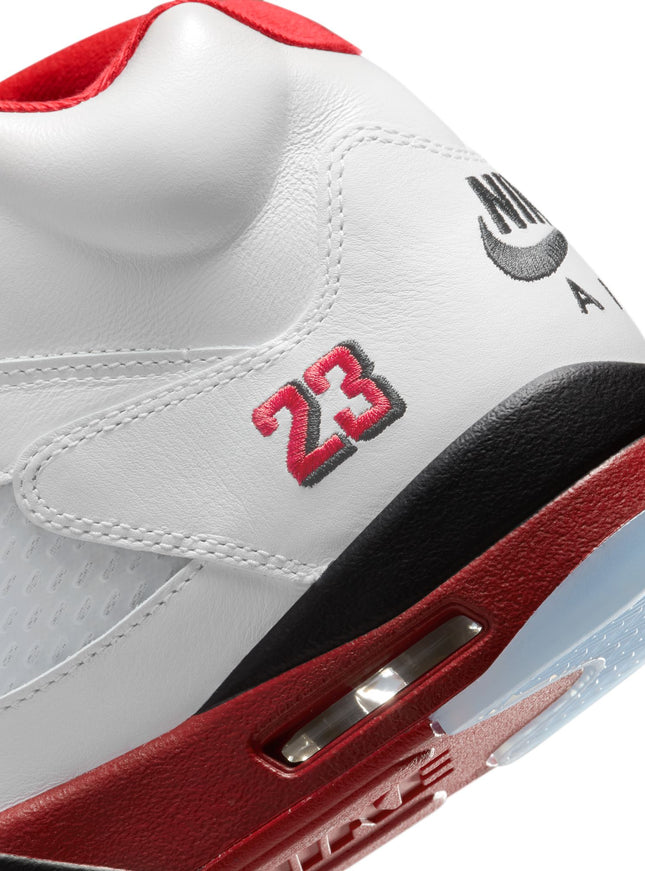 Air Jordan Mens 5 Retro - Fire Red