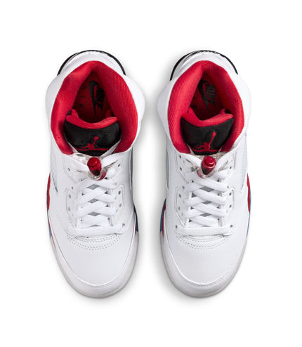 Air Jordan Big Kids 5 Retro - Fire Red