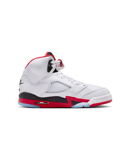 Air Jordan Big Kids 5 Retro - Fire Red