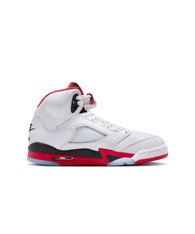 Air Jordan Big Kids 5 Retro - Fire Red