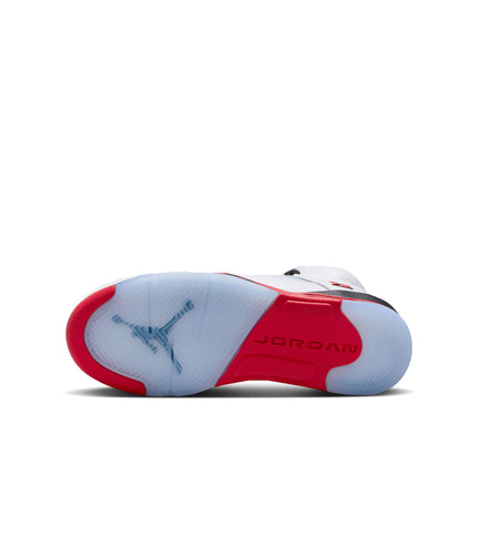 Air Jordan Big Kids 5 Retro - Fire Red