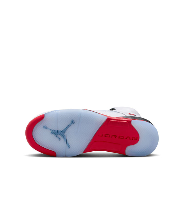 Air Jordan Big Kids 5 Retro - Fire Red