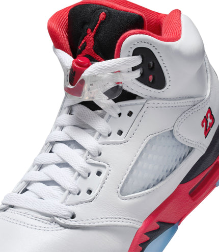 Air Jordan Big Kids 5 Retro - Fire Red