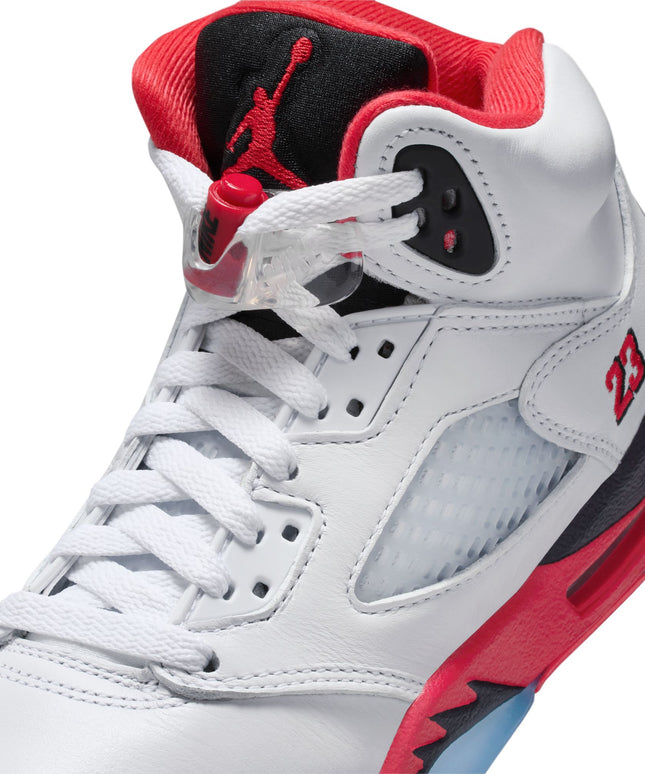 Air Jordan Big Kids 5 Retro - Fire Red