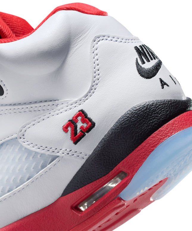 Air Jordan Big Kids 5 Retro - Fire Red