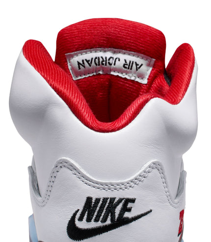 Air Jordan Big Kids 5 Retro - Fire Red