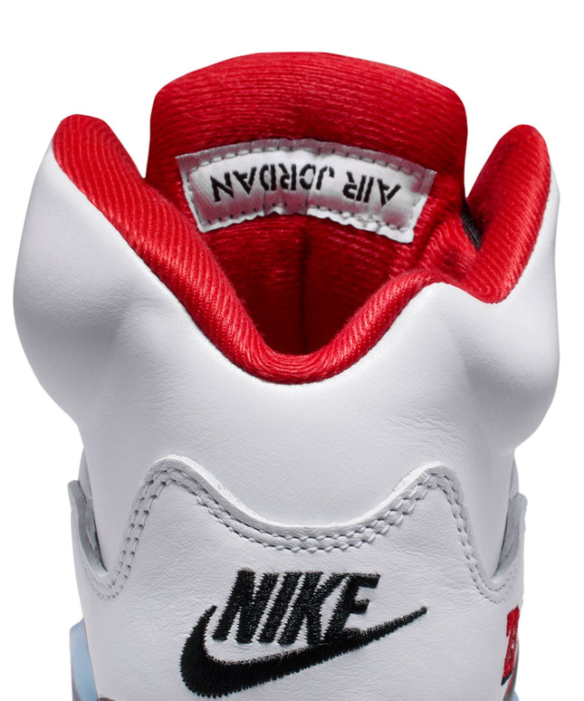 Air Jordan Big Kids 5 Retro - Fire Red