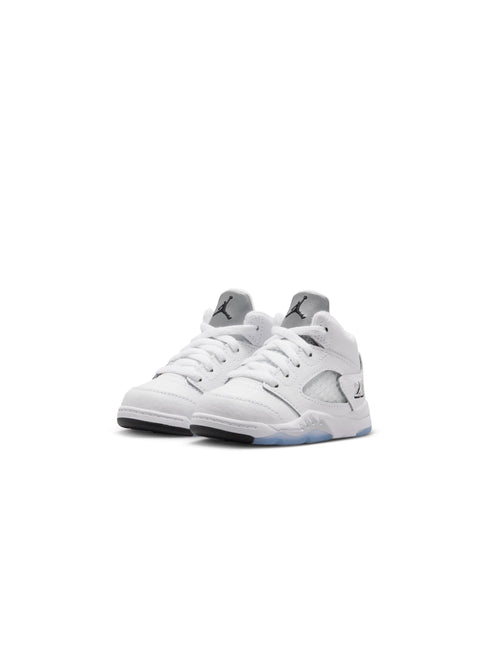 Air Jordan (TD) 5 Retro - White Metallic